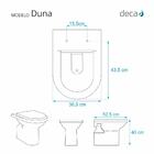 Tampa De Vaso Poliester Duna Bege | Creme Para Bacia Deca